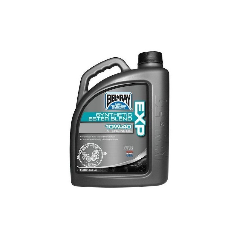 Ulei motor BEL-RAY EXP SYNTHETIC ESTER BLEND 4T 10W40 - 4L - BEL RAY - MLM Motors