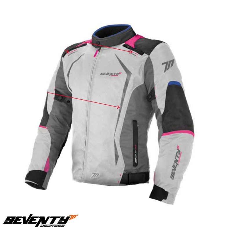 Geaca moto femei Racing Seventy vara/iarna SD-JR49 - SEVENTY DEGREES - MLM Motors