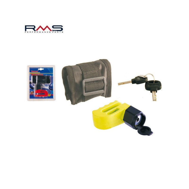 Lacat antifurt blocare disc frana RMS MINI DISC LOCK DE-LUXE - RMS - MLM Motors