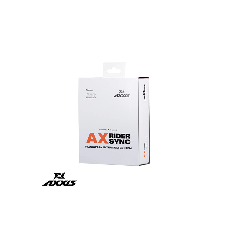 Sistem comunicatie complet Bluetooth MT - Axxis AX-RIDER SYNC - Plug&Play Intercom System - kit 1 bucata - AXXIS - MLM Motors