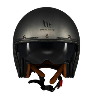 Casca MT Le Mans 2 S SV Scratched Chrome A2 - MT HELMETS - MLM Motors