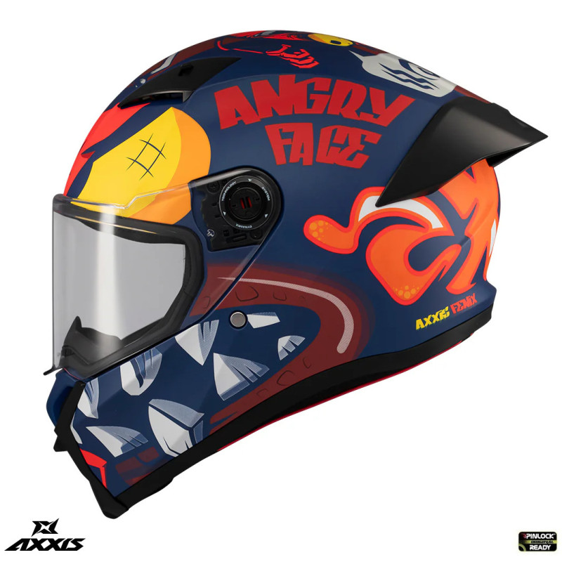 Casca Axxis Fenix Angry Face C5 - AXXIS - MLM Motors