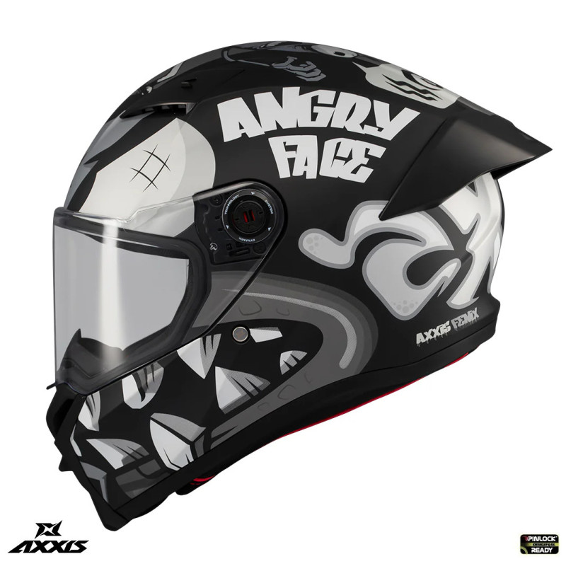 Casca Axxis Fenix Angry Face B2 - AXXIS - MLM Motors