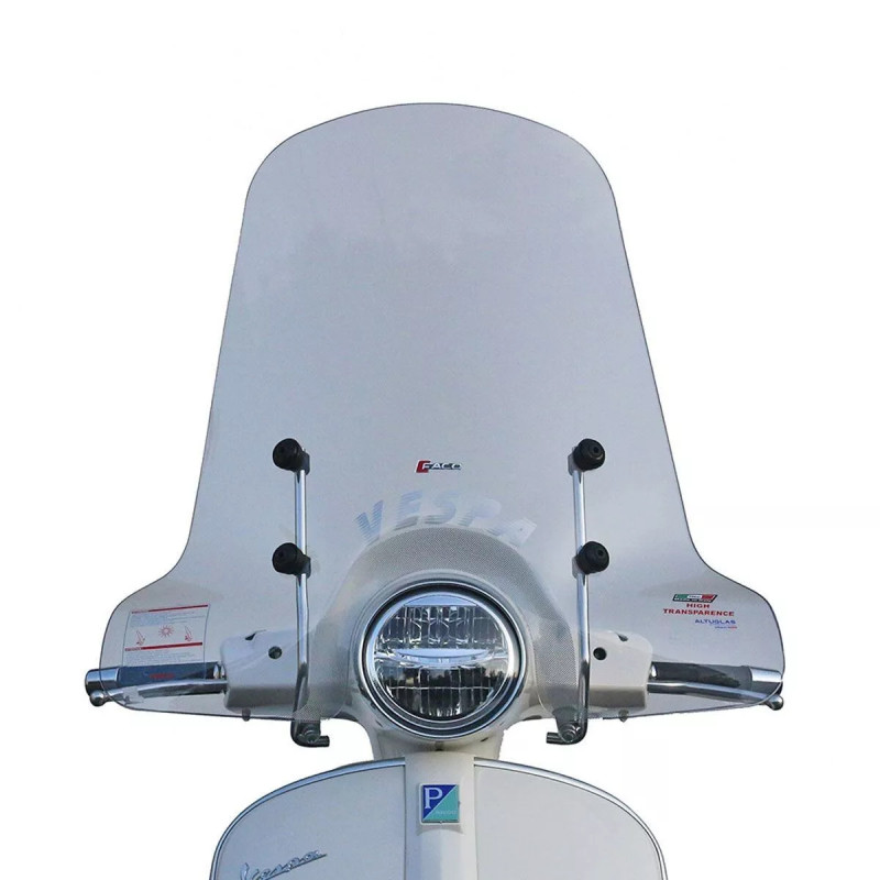 Parbriz mare (inalt) transparent Vespa GTS 125 MY (19-22) - GTS 300 HPE (19-23) 4T LC 125-300cc - FACO - MLM Motors