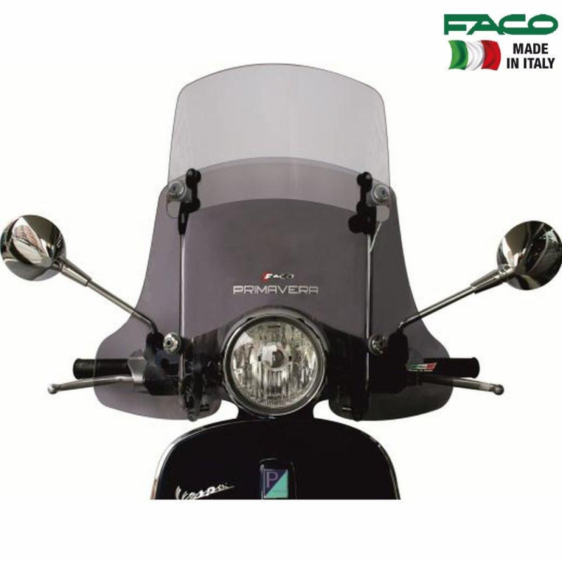 Parbriz dublu Vespa Primavera (13-) 2T AC 50cc - Primavera (13-) 4T AC 50cc - Primavera (13-) 4T AC 125-150cc - FACO - MLM Motors