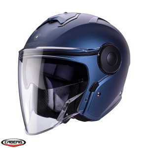 Casca MT Viale SV 68 Unit D7 albastru mat (ochelari soare integrati) (open face) - MT HELMETS - MLM Motors