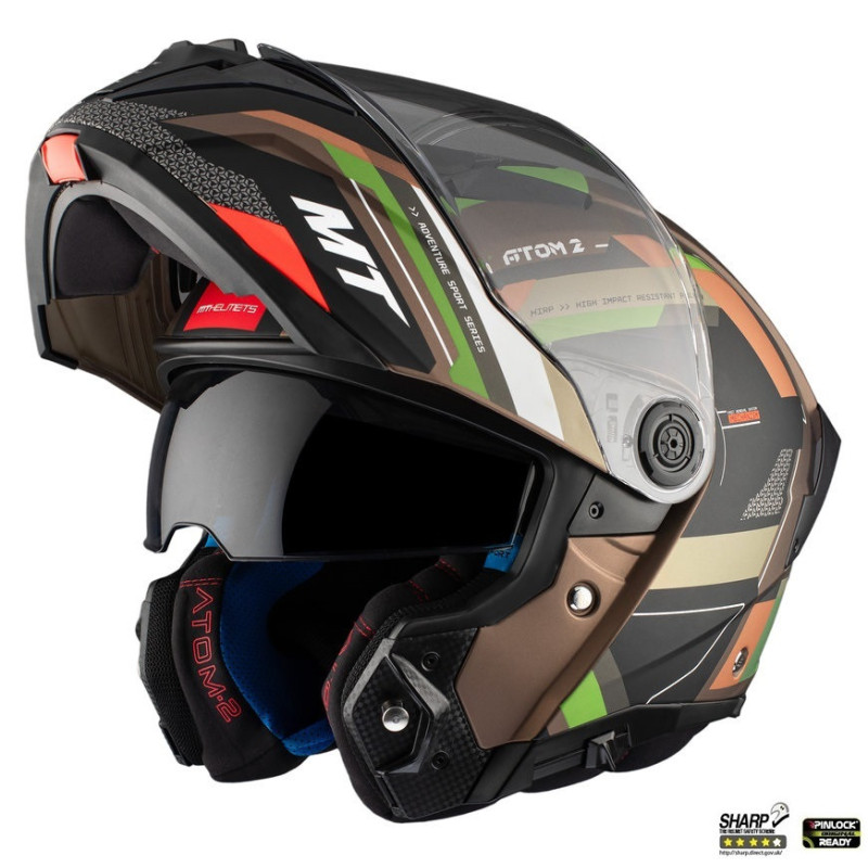 Casca MT Atom 2 SV Bast A6 - MT HELMETS - MLM Motors
