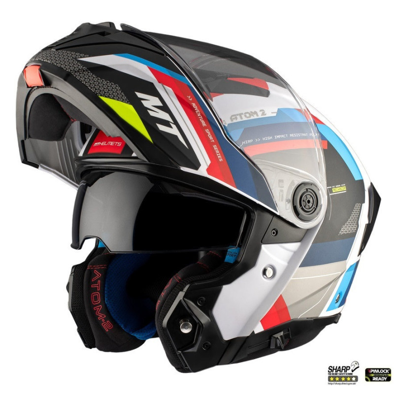 Casca MT Atom 2 SV Bast A0 - MT HELMETS - MLM Motors