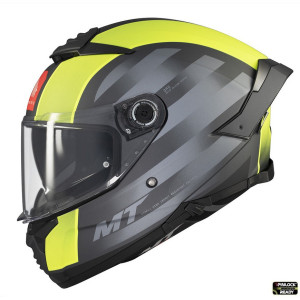 PILOT - Casca Full-face SNAKE gri mat - PILOT - MLM Motors