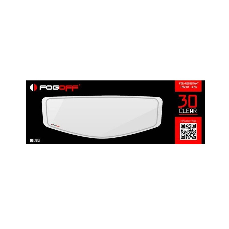 Lentila antiaburire Universala FOGOFF 30S FOGO30 (compatibila cu majoritatea castilor ) - aplicare cu adeziv - MT HELMETS - MLM Motors