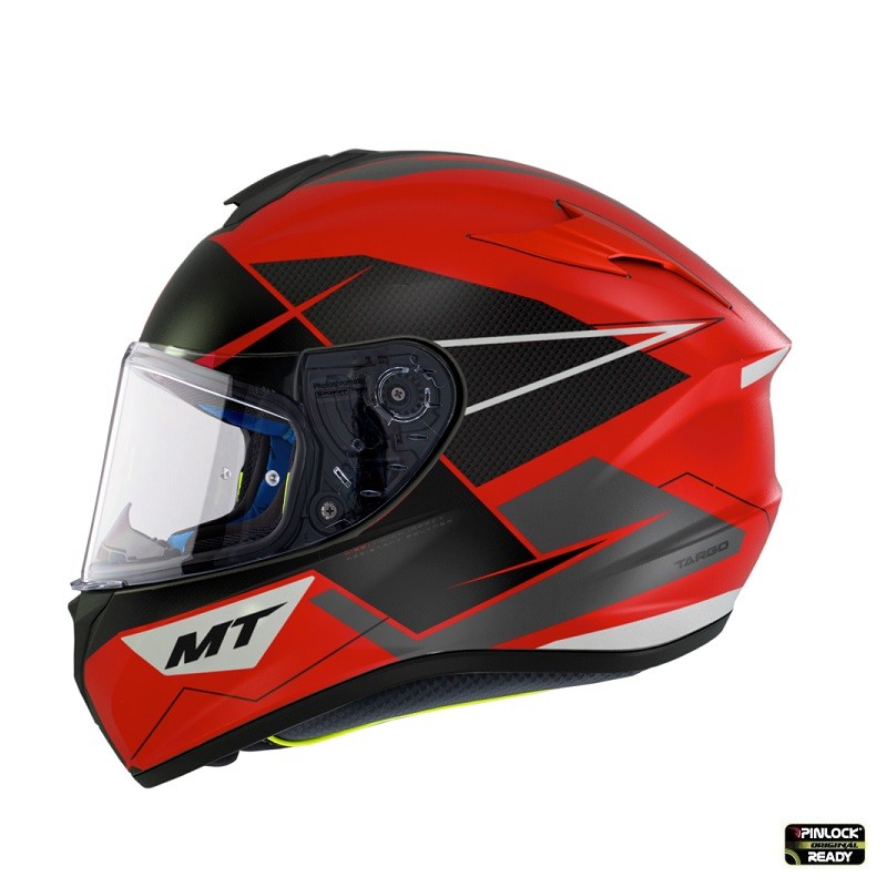 Casca integrala MT Targo Pro Podium D5 rosu mat - MT HELMETS - MLM Motors