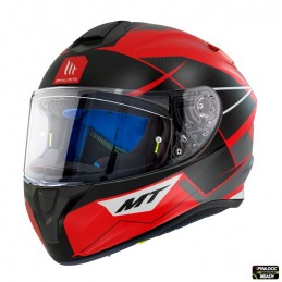 Casca integrala MT Targo Pro Podium D5 rosu mat - MT HELMETS - MLM Motors
