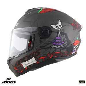 Casca Axxis Draken S Horrorland A2 - AXXIS - MLM Motors