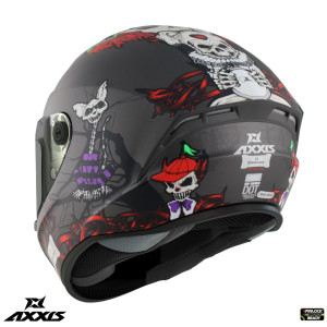 Casca Axxis Draken S Horrorland A2 - AXXIS - MLM Motors