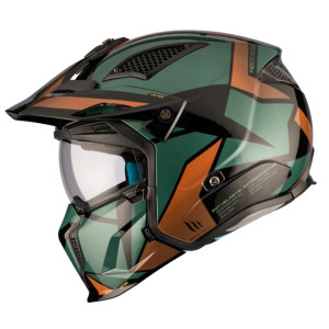 PILOT - Casca Full-face SNAKE gri mat - PILOT - MLM Motors