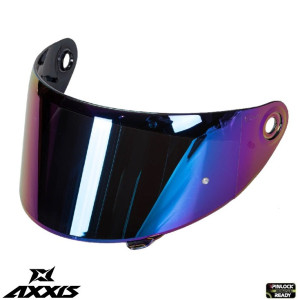 Viziera oglinda iridium (curbubeu) (bubble visor) casca Custom Rider - Le Mans - Le Mans SV - BILTWELL - MLM Motors