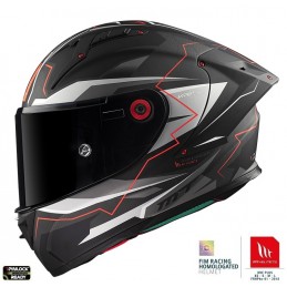 Casca modulabila MT Atom SV Adventure A5 rosu mat - MT HELMETS - MLM Motors