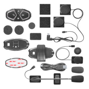Sistem comunicare complet Bluetooth INTERCOM Interphone Connect - kit 1 bucata (pentru 1 utilizator) - INTERPHONE - MLM Motors