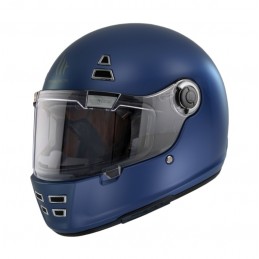 Casca integrala MT Jarama A7 albastru mat – model Retro – Cafe Racer - MT HELMETS - MLM Motors
