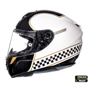 Casca integrala Axxis model Draken S V.2 A10 alb lucios - AXXIS - MLM Motors