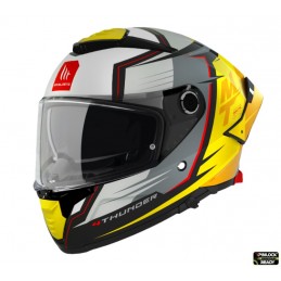 Casca integrala MT Thunder 4 SV Pental B3 galben mat (ochelari soare integrati) - MT HELMETS - MLM Motors