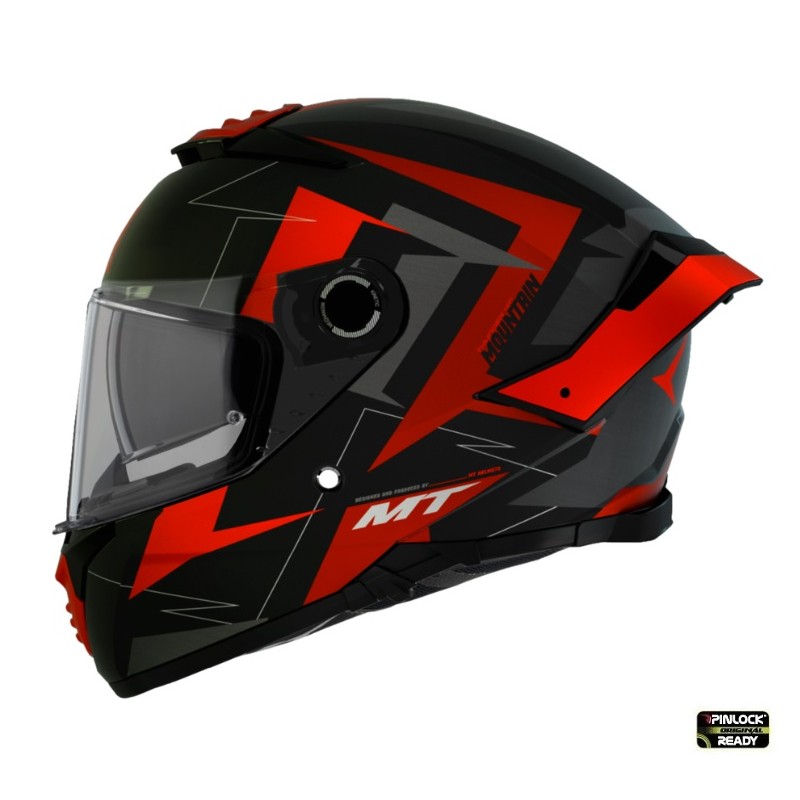 Casca integrala MT Thunder 4 SV Mountain C5 rosu mat (ochelari soare integrati) - MT HELMETS - MLM Motors