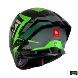 Casca integrala MT Thunder 4 SV Mountain B6 verde mat (ochelari soare integrati) - MT HELMETS - MLM Motors