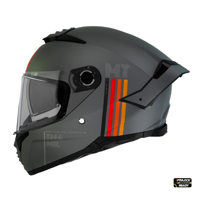 Casca integrala MT Thunder 4 SV MIL C2 gri mat (ochelari soare integrati) - MT HELMETS - MLM Motors