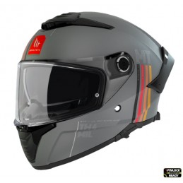 Casca integrala MT Thunder 4 SV MIL C2 gri mat (ochelari soare integrati) - MT HELMETS - MLM Motors