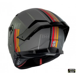 Casca integrala MT Thunder 4 SV MIL C2 gri mat (ochelari soare integrati) - MT HELMETS - MLM Motors