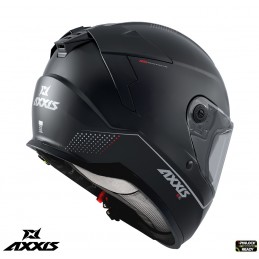 Casca integrala Axxis Hawk SV A1 negru mat (ochelari soare integrati) - AXXIS - MLM Motors