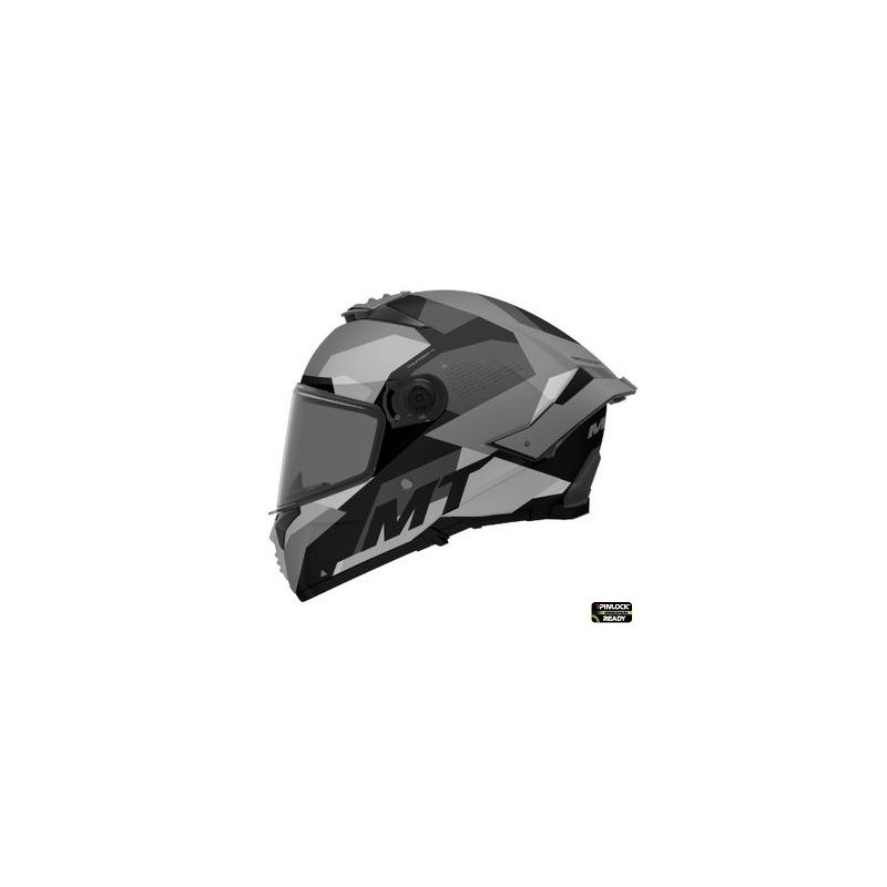 Casca integrala MT Thunder 4 SV Fade B2 gri lucios (ochelari soare integrati) - MT HELMETS - MLM Motors