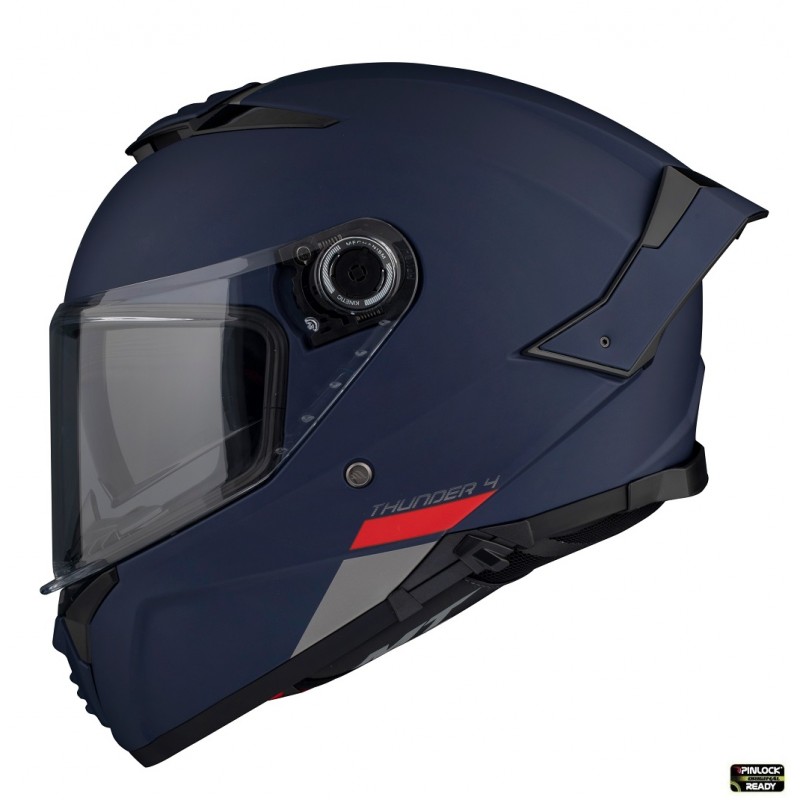 Casca integrala MT Thunder 4 SV A7 albastru mat (ochelari soare integrati) - MT HELMETS - MLM Motors