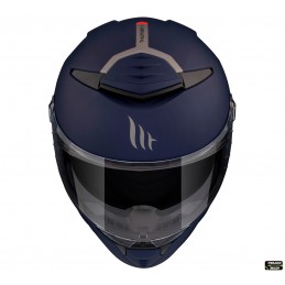 Casca integrala MT Thunder 4 SV A7 albastru mat (ochelari soare integrati) - MT HELMETS - MLM Motors