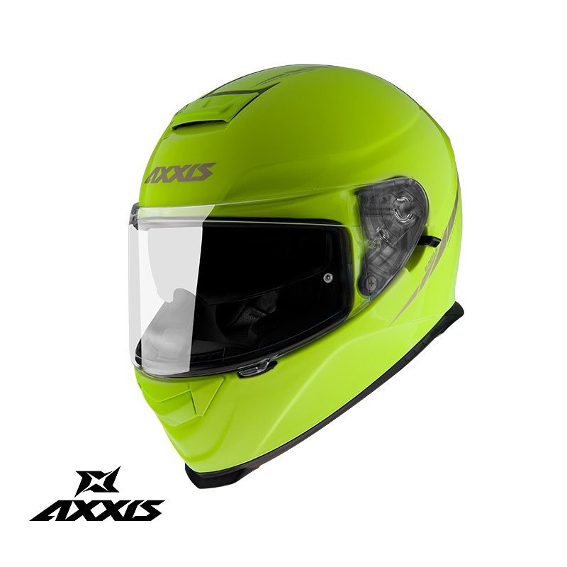 Casca integrala Axxis model Eagle SV A3 galben fluor lucios (ochelari soare integrati) - AXXIS - MLM Motors