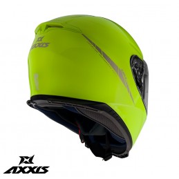 Casca integrala Axxis model Eagle SV A3 galben fluor lucios (ochelari soare integrati) - AXXIS - MLM Motors