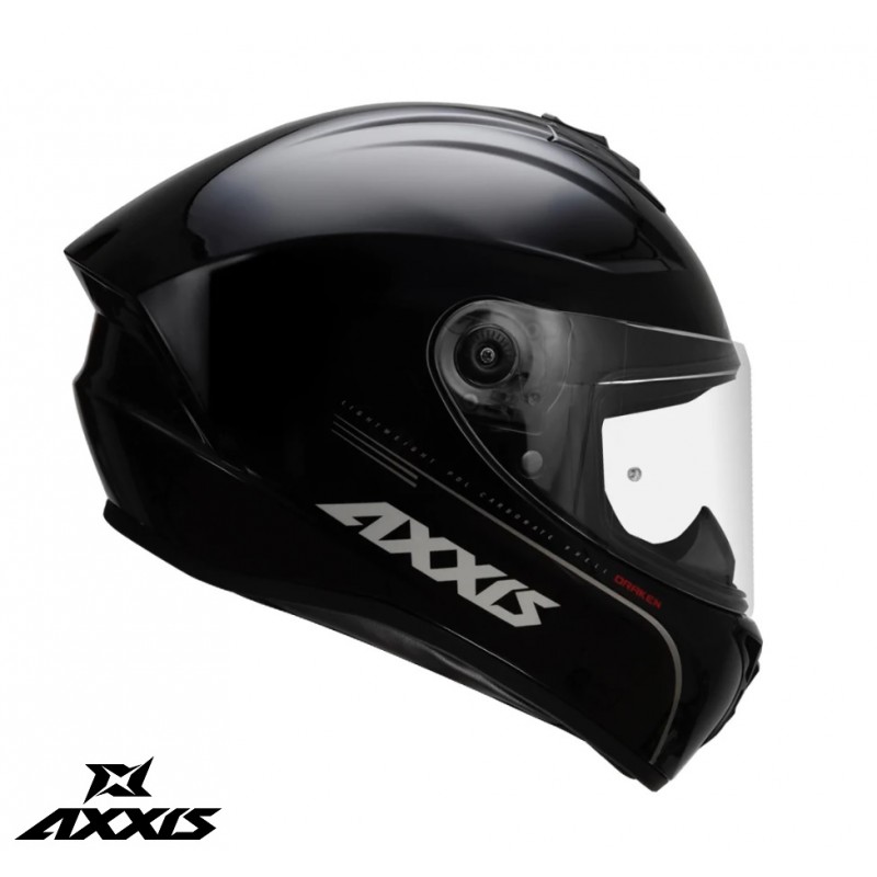 Casca integrala Axxis model Draken S V.2 A11 negru lucios - AXXIS - MLM Motors