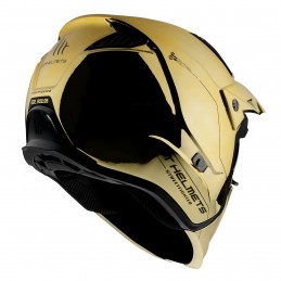 Casca MT Streetfighter SV A9 auriu cromat lucios (ochelari soare integrati) - MT HELMETS - MLM Motors