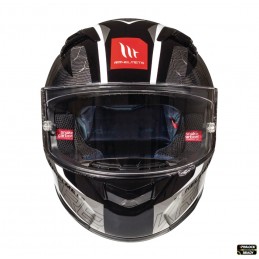Casca integrala MT KRE Snake carbon 2.0 A0 negru/gri lucios - MT HELMETS - MLM Motors