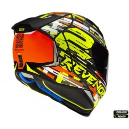 Casca integrala MT Revenge 2 Baye A4 portocaliu fluor lucios - MT HELMETS - MLM Motors
