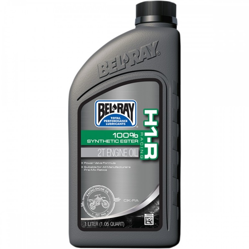 Ulei motor BEL-RAY H1-R RACING 100% SYNTHETIC ESTER 2T - 1L - BEL RAY - MLM Motors