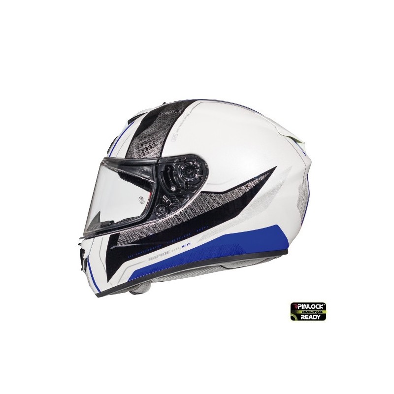 Casca integrala motociclete MT Rapide Duel D5 albastru/alb/negru lucios - MT HELMETS - MLM Motors
