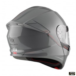 Casca modulabila MT Genesis SV A12 gri lucios - MT HELMETS - MLM Motors