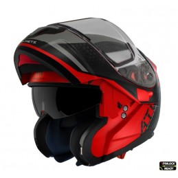 Casca modulabila MT Atom SV Adventure A5 rosu mat - MT HELMETS - MLM Motors