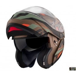 Casca modulabila MT Atom SV Skill A9 maro (gold) mat - MT HELMETS - MLM Motors