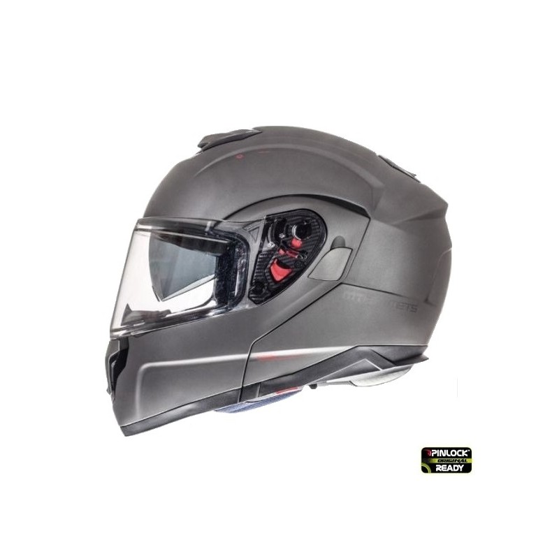 Casca integrala modulabila motociclete MT Atom SV titanium mat - MT HELMETS - MLM Motors