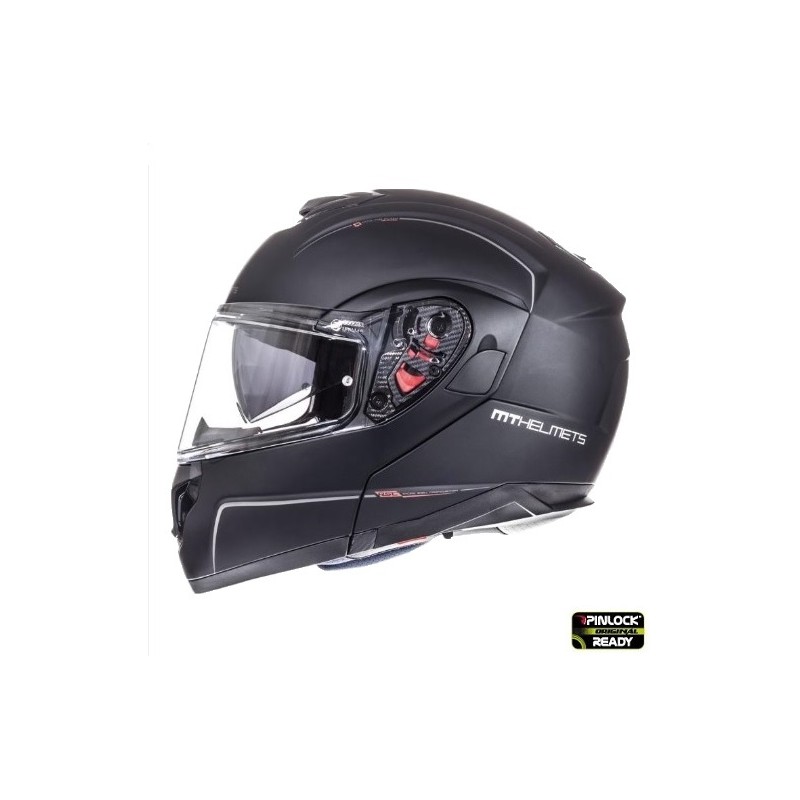 Casca integrala modulabila motociclete MT Atom SV negru mat - MT HELMETS - MLM Motors
