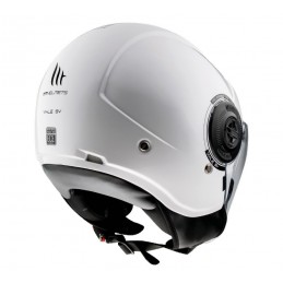Casca MT Viale SV S A0 alb lucios (ochelari soare integrati) - MT HELMETS - MLM Motors