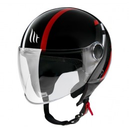 Casca MT Viale SV 68 Unit D7 albastru mat (ochelari soare integrati) (open face) - MT HELMETS - MLM Motors
