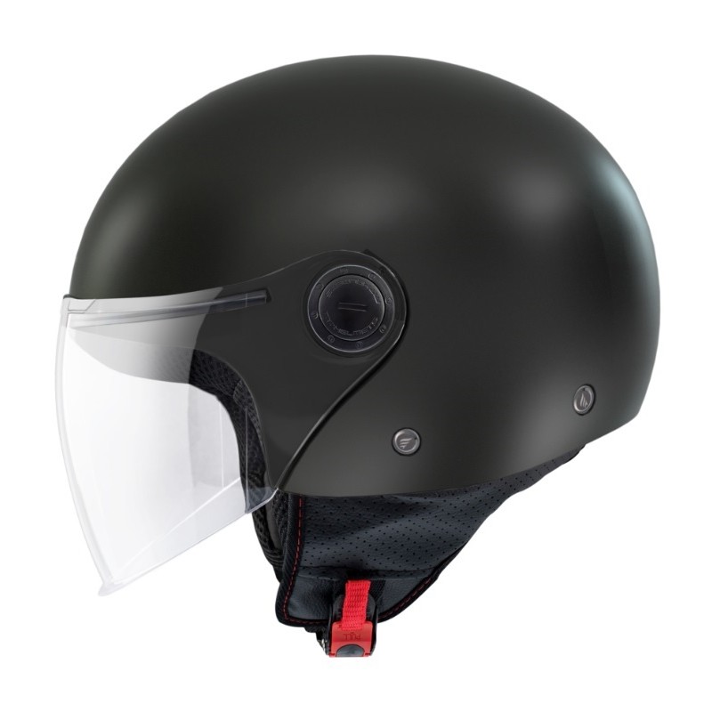 Casca open face motociclete MT Street S A1 negru lucios - MT HELMETS - MLM Motors